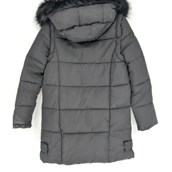 Derek Lam 10 Crosby Womens Black Convertible Puffer Parka To Vest Coat Hood Med - Picture 7 of 13